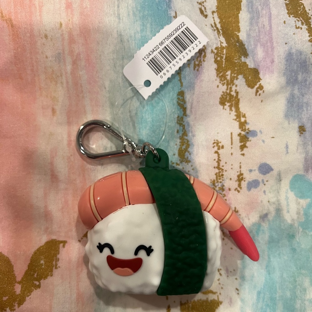 🇺🇸 Bath And Body Works Sushi Pocketbac Holder Keychain NWT